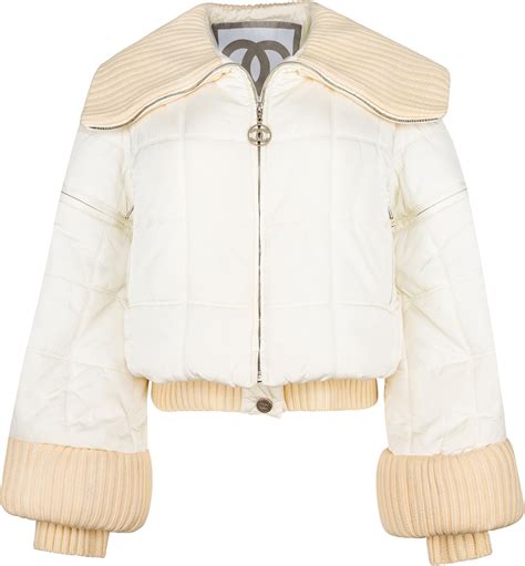 chanel coat puffer|chanel jacket price.